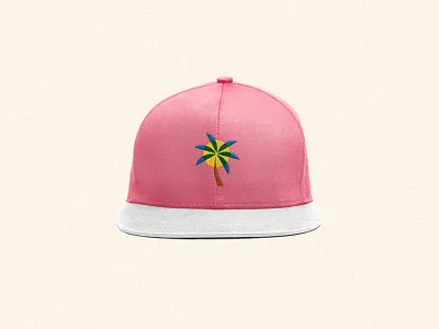 Pacific Counter - Snapback badge ball branding cap hat logo mark palm patch snapback