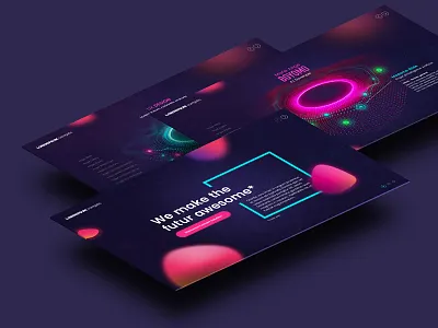 Jonathan Larradet 83 aaa drive lava mockup neon threejs ui ux webdesign webgl