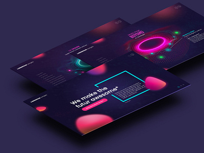 Jonathan Larradet 83 aaa drive lava mockup neon threejs ui ux webdesign webgl