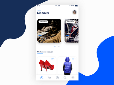 Shopping app bank experienceapplicationshopping flat interfaceuser minimal mobile uiuxuser