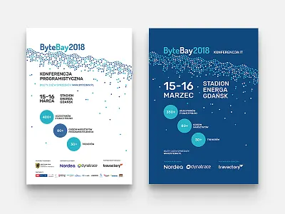 ByteBay Posters branding ci conference corporate dots identity it no photo poster print programming training