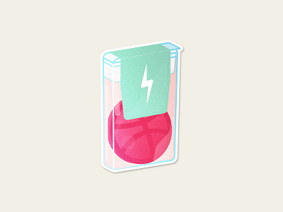 Power UP! brand enegry icon logo playoffs sticker stickermule sweet vector