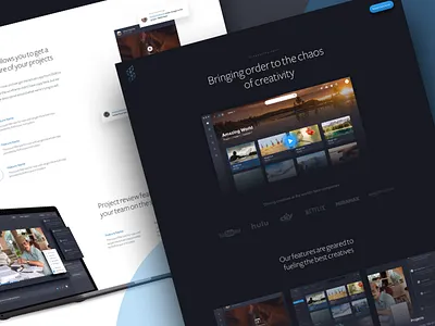 Homepage clean dark design home homepage interface landing ui user interface website wordpress