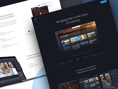 Homepage clean dark design home homepage interface landing ui user interface website wordpress