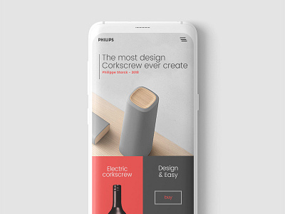Jonathan Larradet 85 aab corkscrew design mobile responsive ui wine