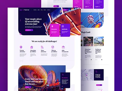 🔮 MagicLand agency blog concept creativee magic poland theme ui ux visiontrust web website