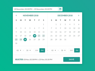 Date & Time Picker date date time picker picker range time widget