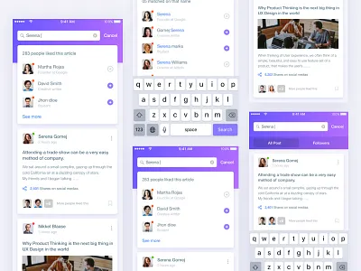 Search - Articlex app app design app landing page atriclex creative dribbble best shot illustration landing page new product profile template
