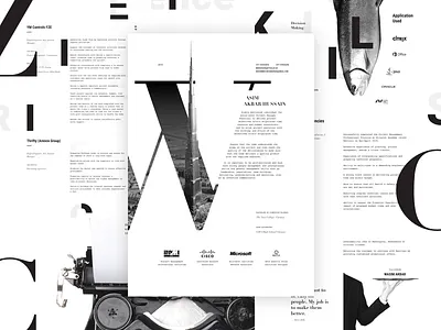 Curriculum vitae curriculum vitae cv typography