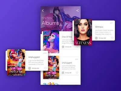 Music Album Play list album app gradient ios music player playlist sketch song spotify ui ux