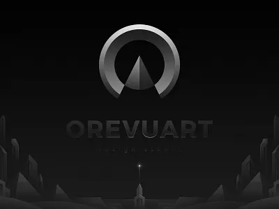 Our new logo branding golden ratio greyscale illustration light logo orevuart