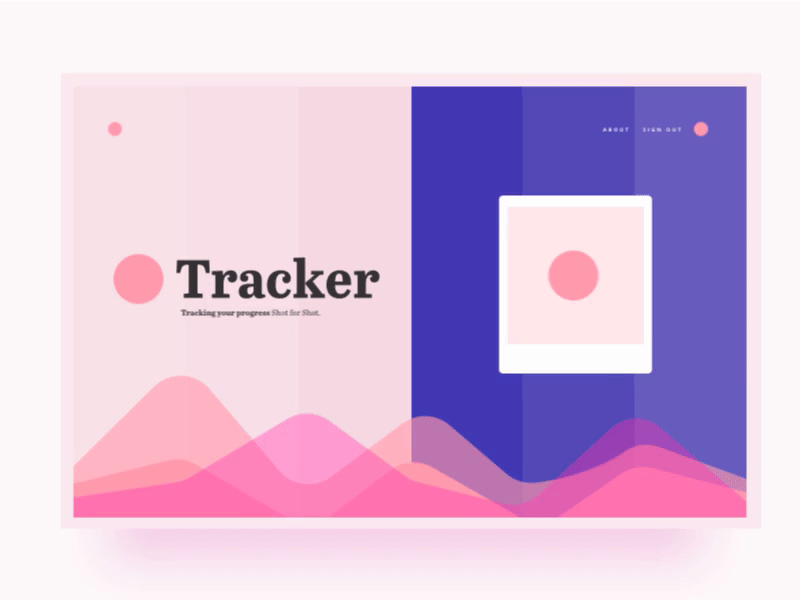 Dribbble Data Tracker. Thank you. 400 followers animation data desktop app drag dribbble graph menu shot tracker ui ux