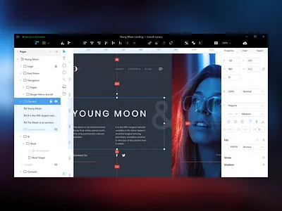Lunacy App application desktop app interface editor ui ux windows