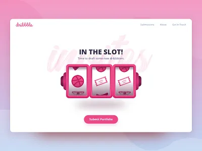 Dribbble Invites x2 design draft dribbble invites website