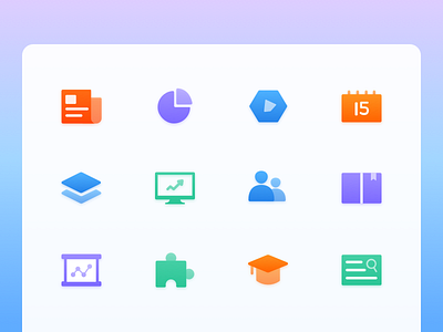 Study data Icon analysis bachelors data hat icon puzzle rise study