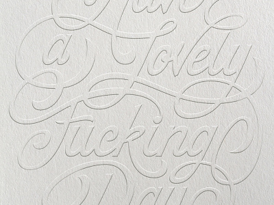 Have a Lovely Day lettering typography