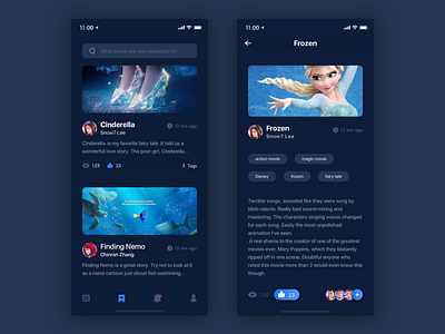 Movie App app movie ui ux