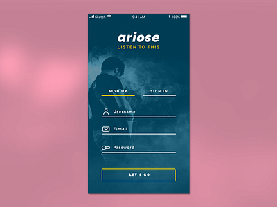 Daily UI 001 app dailyui login sign in sign up ui ux