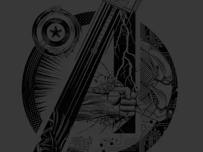 Avengers Tee Design avengers comic comic book shirt t shirt tee vector