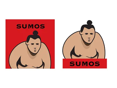Illustration for Sushi Roxx NYC digital art illustration japan logo signage sumo sushi vector