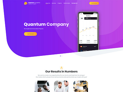 Start Up | Site Concept for Weblium.com weblium