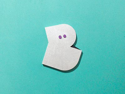 B for blank 36daysoftype acrylicpainting blank character design graphic handmade illustration lettering timletsgo timvandenbroeck woodrelief