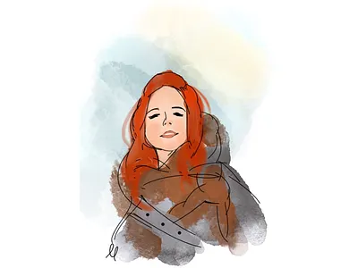 Ygritte the wildling ❄️ digital art drawing game of thrones got illustration illustrator wildling ygritte