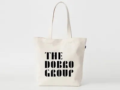 The Dobro Group Swag crewnecks hoodie tote bag tshirts water bottles