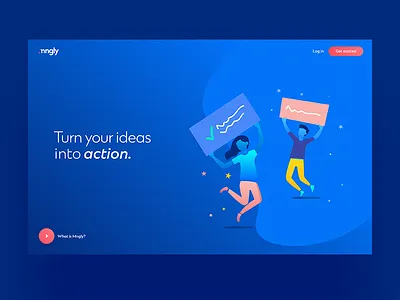 DediceHub by Workhow dashboard illustration interaction landing layout page prototype tracking typography ui vote work