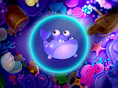 Fish Game environments fish game game art game design kids