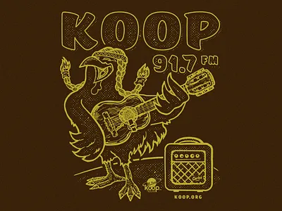 KOOP Shirt drawing nonprofit illustration ink retro shirt texture