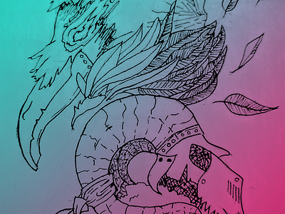 Sloan & Hurley crow dd illustration podcasts ram taz the adventure zone