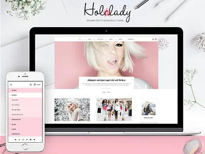 Holalady Fashion & Lifestyle Theme fashion holalady lifestyle theme woman wordpress