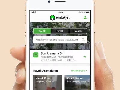 Emlakjet [iOS] emlakjet icons ios ios app minimal mobile app real estate realtor turkish