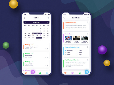 To Do Task - App Design android application apps design gradient color ios screen iphone x screen minimal app mobile apps screen to do task uiux