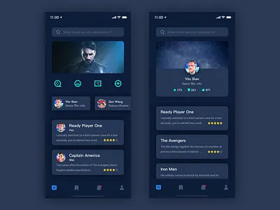 Movie reviews APP - Home/Personal app icon movie ui ux