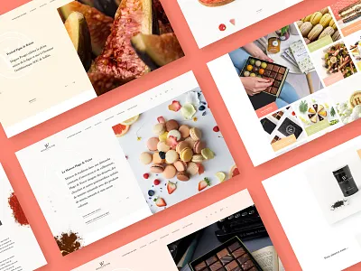 Hugo & Victor brutalism desktop eshop food landing page modular mondrianism pastry transition ui ux website