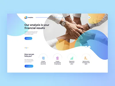 📈 Analytics agency blog concept creativee finance poland theme ui ux visiontrust web website
