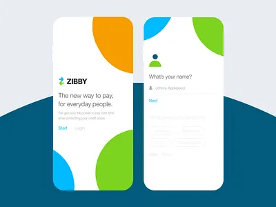 Mobile on boarding for finance startup branding finance illustration material design on boarding ui ux
