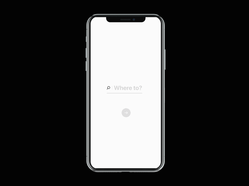 067 - Hotel Booking black daily ui design hotel interface minimal phone principle sketch user interaction video white