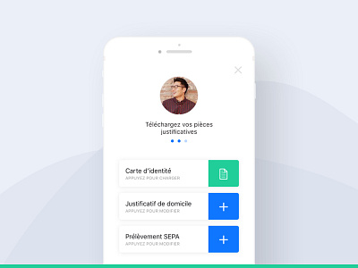 Mobile UI | Onboarding app attachments clean ios minimal mobile onboarding simple ui upload