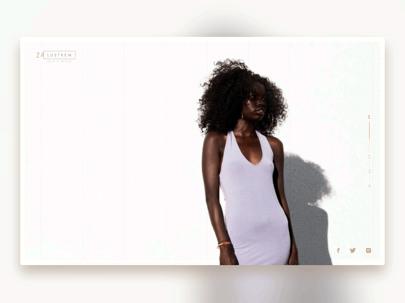 Za Lustrem hairdresser clean elegant fashion glamour hair hairdresser minimal