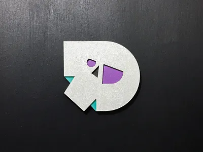 D for dead 36daysoftype acrylicpainting character dead design graphic handmade illustration lettering timletsgo timvandenbroeck woodrelief