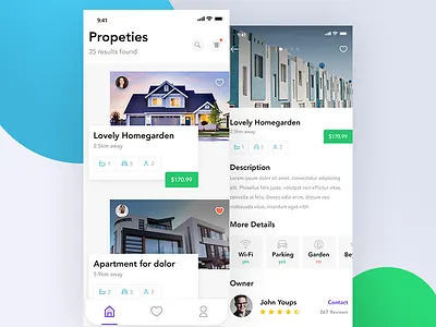 Property App Exploration. app experience exploration interface iphone mobile property ui user ux web x