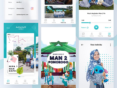 Authority25 Memories Book App album book man 2 memories mobile photos ponorogo school slide ui