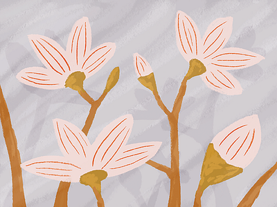 Flowers digital flowers illustration