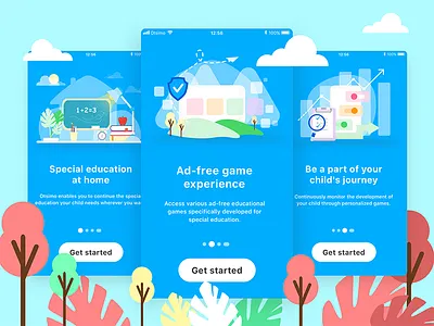 New onboarding app design illustrations onboarding ui walkthrough