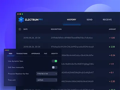 Electrum Desktop Wallet bitcoin blockchain btc coin crypto cryptocurrency electrum ico landing segwit wallet