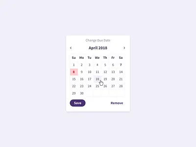 Datepicker assign card date datepicker due kanban meeting picker team teaming time