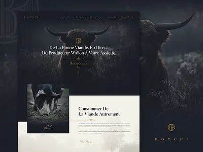 Botchi Web - Home botchi dark e commerce food home interface samuel scalzo scalzodesign shop ui ux web
